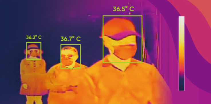Termokamera na meranie teploty ¾udského tela