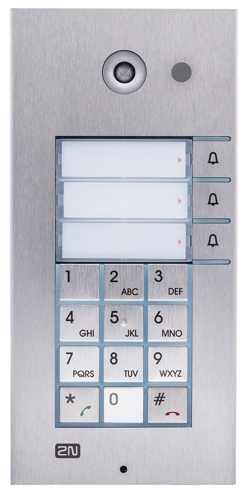 2N® IP Vario - 3x1 tlačítko, kamera, klávesnice