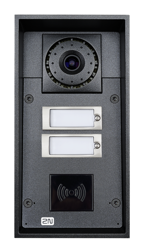 2N® IP Force - 2 tlačítka, kamera, 10W reproduktor, příprava pro čtečku
