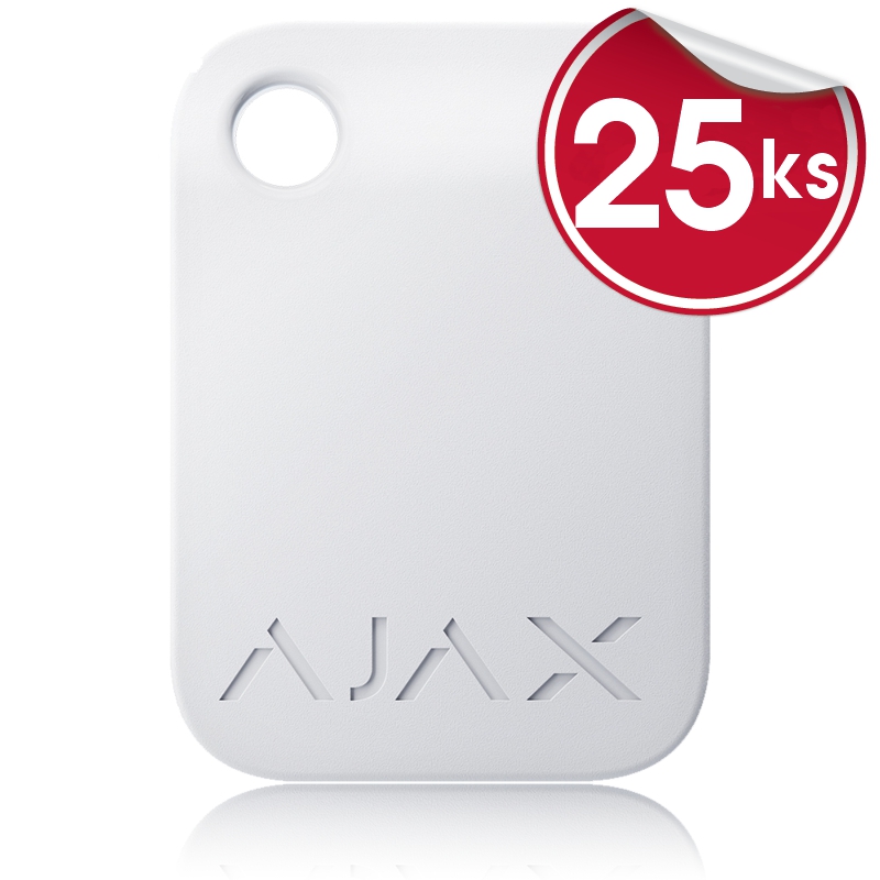 Ajax Tag White 25 ks