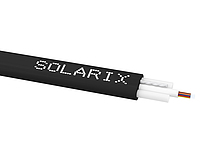 Plochý DROP kabel Solarix 12vl 9/125 HDP