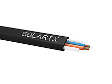 Plochý DROP kabel Solarix 24vl 9/125 HDP