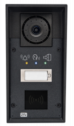 2N® IP Force - 1 tlačítko,kamera,piktogramy,10W repro, příprava pro čtečku