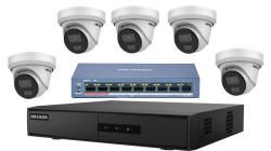 SET DS-7108NI-Q1/M(D) + 5x DS-2CD2326G2-I(2.8mm)(C) + DS-3E0109P-E/(B)