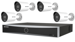 SET DS-7608NXI-K1/8P/Alarm4+1 + 4x DS-2CD2087G2H-LIU/SL(2.8mm)(eF)