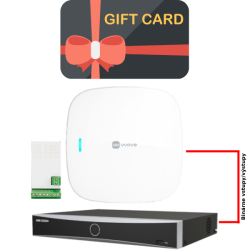 SET so zavou DS-7604NXI-K1/4P/Alarm4+1 + Smart HUB Plus + ACX-210 + 45 Poukka