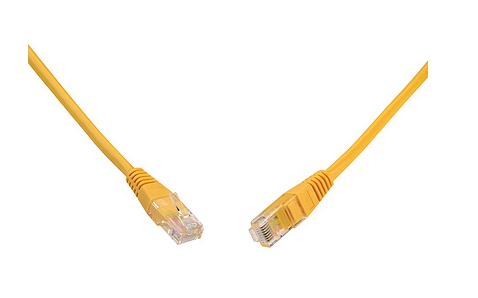 CAT5E UTP PVC 0,5m YE
